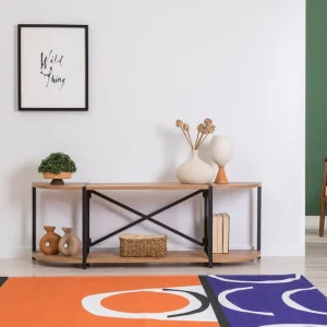 Beställ idag Debesis Tv-bänk 138 cm Brun/Svart - Möbler