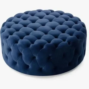 Munder Sittpuff 70 cm Mörkblå - Möbler Begränsat antal