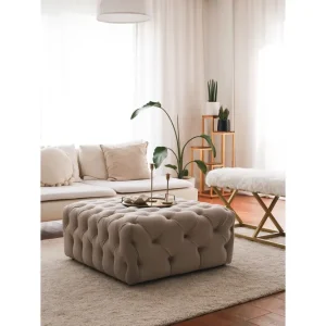 Seban Sittpuff 80 cm Cream - Möbler Premium