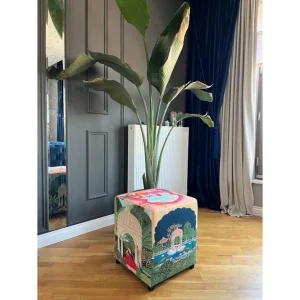 Lägg i varukorgen Multan Sittpuff 45 cm Rosa - Möbler