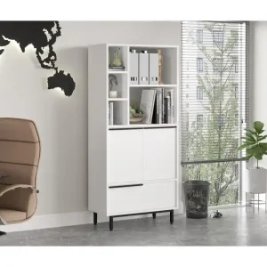 Liyakat Highboard Vit - Förvaring Billigare
