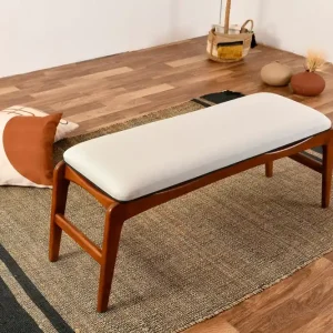 Erbjudandepris Touch Sittpall 120 cm Valnöt/Cream - Möbler