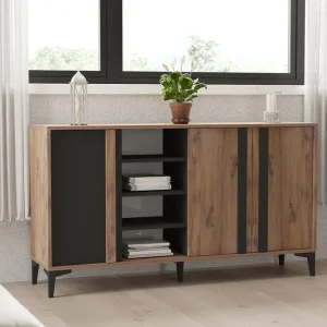 Endast idag Dora Konsollbord 160 cm Antracit - Förvaring