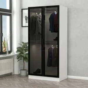 Fruitland Garderob 90 cm Vit - Förvaring Expressleverans