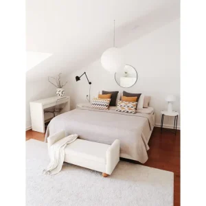 Natsuko Sittpuff 115 cm Vit - Möbler Handla nu