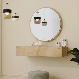 Princesse Väggskåp med Spegel 82 cm - Förvaring Kampanj