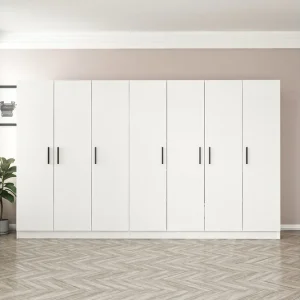 Fruitland Garderob 315 cm Vit - Förvaring Kampanjpris