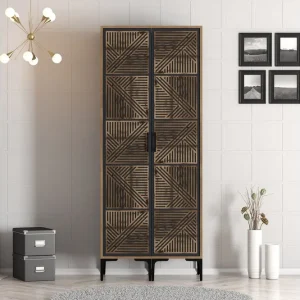 Kumsal Garderob 80 cm Antracit - Förvaring Expressleverans