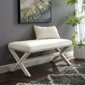 Mursida Sittpuff 120 cm Vit - Möbler Köp nu