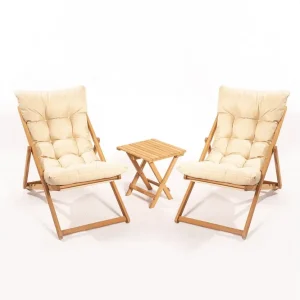 Erbjudande Nanni Caféset Beige - Utemöbler & utemiljö