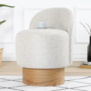 Muktan Sittpuff 47 cm Ljusgrå - Möbler Kampanjpris