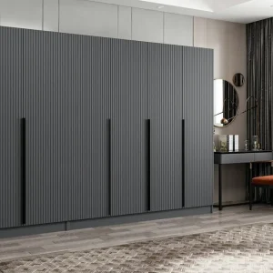 Fruitland Garderob 270 cm Antracit - Förvaring Kampanj