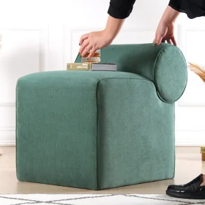 Endast denna vecka Linburg Sittpuff 45 cm Green - Möbler