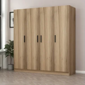 Fynd Fruitland Garderob 180 cm Brun - Förvaring