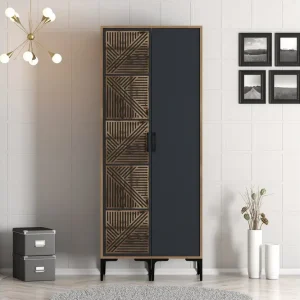 Kumsal Garderob 80 cm Antracit - Förvaring Köp nu