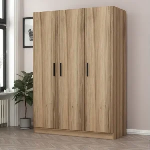 Billig Fruitland Garderob 135 cm Ek - Förvaring