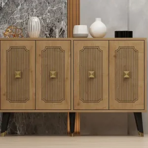 Manash Konsollbord 120 cm Ek - Förvaring Outlet