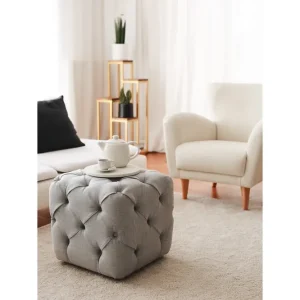 Naman Sittpuff 48 cm Grå - Möbler Snabb frakt