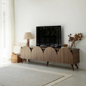 Mesta Tv-bänk 180 cm Valnöt - Möbler Rabatt
