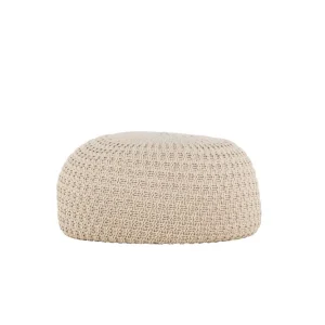 Venture Home Sam Sittpuff Beige - Möbler Endast idag