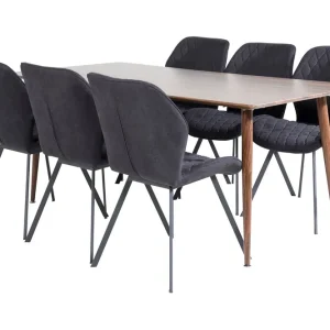 Ypas Matbord 180 cm med 6 st Sumoas Matstol - Möbler Premium