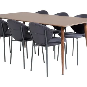Begränsat antal Ypas Matbord 180 cm med 6 st Moncoll Matstol - Möbler