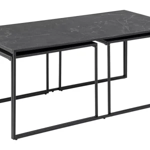 Elgrau Soffbord 120x60 cm Svart - Möbler Billigare