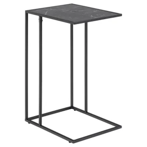 Elgrau Sidobord 43x43 cm Svart - Möbler Begränsat antal