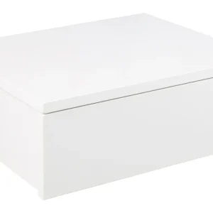 Salmani Sängbord 32 cm Vit - Möbler I lager