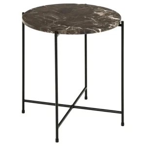Rabatt Sakchan Sidobord 42 cm Rund Brun - Möbler