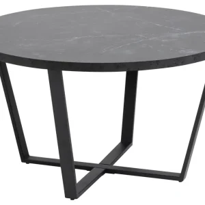 Sansi Soffbord 77 cm Rund Svart - Möbler Populärt val