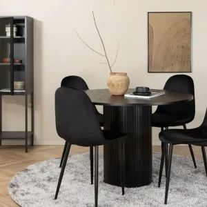 Biana Matgrupp 110 cm Rund inkl 4 Pontus Stolar - Möbler Kundfavorit