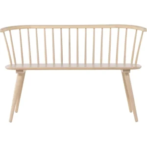 Venture Home Sittbänk med ryggstöd Venture Home Bobby Sittbänk 120 cm Whitewash Whitewash - Möbler Rea
