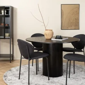 Biana Matgrupp 110 cm Rund inkl 4 Moncoll Stolar - Möbler Nyhet