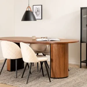 Biana Matgrupp 200 cm Oval inkl 4 Velvets Stolar - Möbler Köp nu