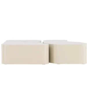 Handla nu Venture Home Nordland Soffbord 92x74 cm Beige - Möbler