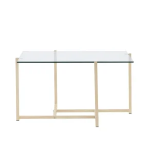Rabatter Venture Home Hybrid Soffbord 80x80 cm Transparent - Möbler
