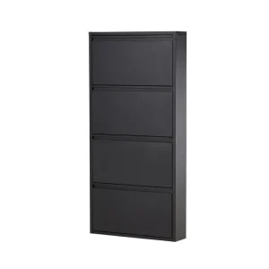 Snabb frakt Venture Home Ushuaia Skoskåp 65x15 cm Svart - Förvaring