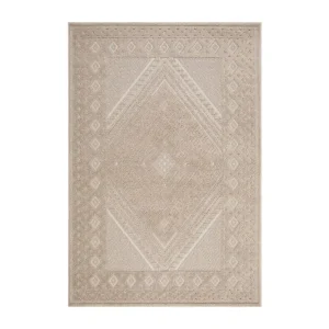 Billigare KM Home Hampton Flatvävd Matta 160x230 cm Rektangulär Beige - Textil & mattor