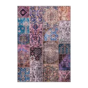 KM Home Shiraz Wiltonmatta 240x340 cm Rektangulär Lila - Textil & mattor I lager