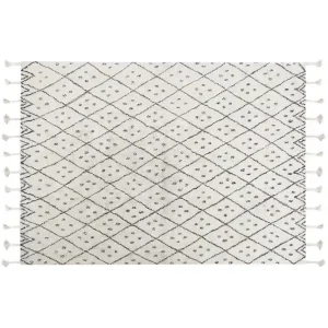 Premium Agadir Bomullsmatta 160x230 cm Svart/Vit - Textil & mattor