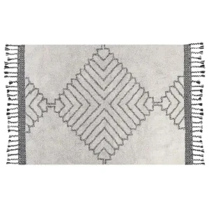 Eray Ryamatta 140x200 cm Svart/Vit - Textil & mattor Erbjudandepris