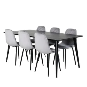 Balisa Matgrupp 180 cm + 6 st Ypas Matstolar - Möbler Fynd