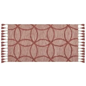 Kirsehir Bomullsmatta 80x150 cm Röd - Textil & mattor Fynd