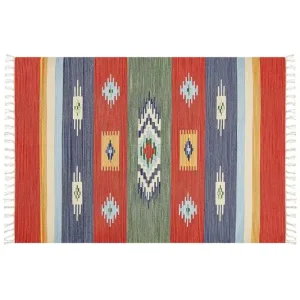 Utförsäljning Kamaris Kelimmatta 140x200 cm Röd - Textil & mattor