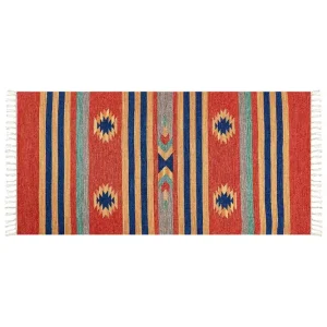Lägg i varukorgen Bomullsmatta Hatis 80x150 cm Blå - Textil & mattor