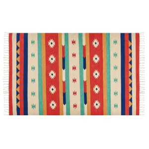 Trygg betalning Bomullsmatta Margara 140x200 cm Röd - Textil & mattor