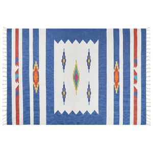 Bästa pris Varser Bomullsmatta 200x300 cm Blå - Textil & mattor
