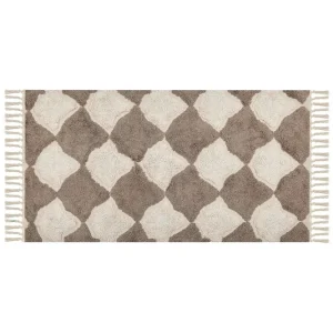 Billig Sinop Bomullsmatta 80x150 cm Brun - Textil & mattor