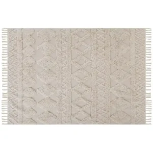 Kampanjpris Didim Bomullsmatta 160x230 cm Beige - Textil & mattor